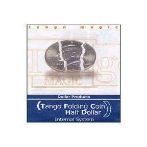    Folding Coin Half Dollar (Internal System) by Tango: Toys & Games