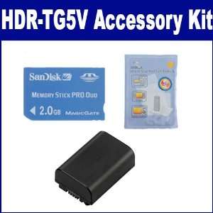  Sony HDR TG5V Camcorder Accessory Kit includes ZELCKSG 