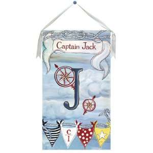  Oopsy daisy Little Captain Wall Hanging 24x42: Home 