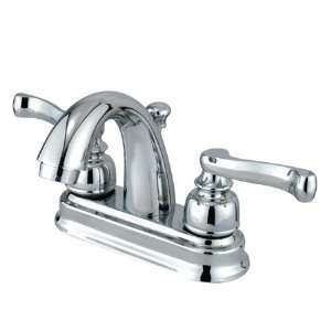 Kingston Brass KB5619FL Restoration 4 Centerset Bathroom Faucet with 