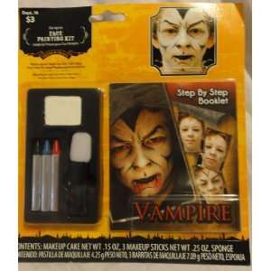 Vampire Face Painting Kit with Step By Step Booklet 