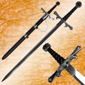  NEW Premium Fighting Crusader Sword with Sheath   36 