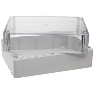 BUD Industries PN 1327 C Polycarbonate NEMA 4x Box with Clear Cover, 6 