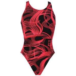  Dolfin Swimwear LTF Series Verve Swimsuit RED 36 Sports 