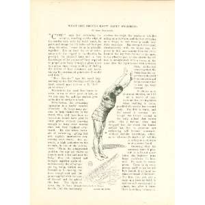  1899 Swimming Breast Stroke Diving Floating Overhand 