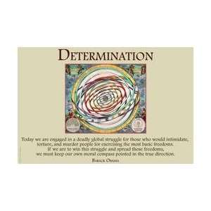  Determination 20x30 poster: Home & Kitchen