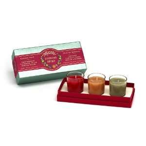  Mistral Holiday Votive Pack, 3   1 oz Candles Pomegranate 