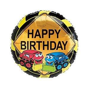  Bulldozer Happy Birthday 18 Mylar Balloon: Health 