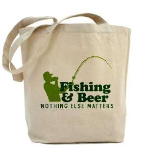  Fishing Beer Humor Tote Bag by  Beauty