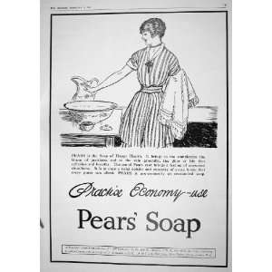 1917 ADVERTISEMENT PEARS SOAP JOHN MILLAIS LONDON 