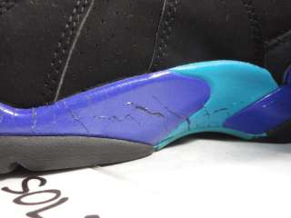 Nike Air Jordan VIII 8 Retro i iv vi xi BLACK AQUA 10.5  