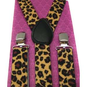  Leopard Braces Suspender 