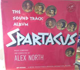 ALEX NORTH SPARTACUS SEALED SOUNDTRACK LP KUBRICK  
