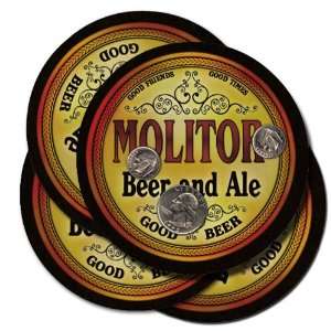  Molitor Beer and Ale Coaster Set: Kitchen & Dining