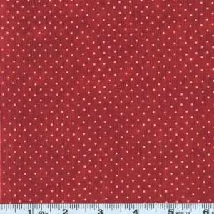  45 Wide Over The Moon Dots Red Fabric By The Yard: Arts 