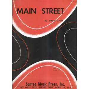  Sheet Music Main Street John Gart 195 