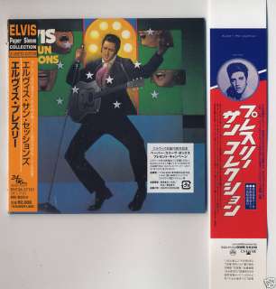 Elvis Japan Rare Mini LP CD SUN SESSIONS w/ Promo Obi  