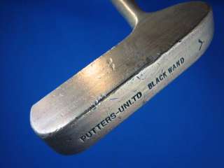 PUTTER PUTTERS UNLIMITED BLACK WAND VINTAGE GOLF CLUB  