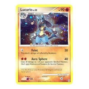  Lucario Lv.30 Pokemon Diamond and Pearl # 6 Holo Rare Card 