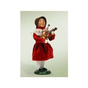 Byers Choice Collectible Figurine, Girl with Violin