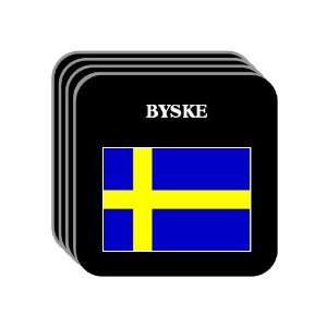  Sweden   BYSKE Set of 4 Mini Mousepad Coasters 