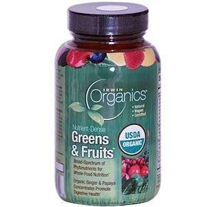   Nutrient Dense Greens & Fruits 60 Count: Health & Personal Care