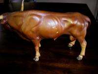   Molding Co TEXAS LONGHORN BULL Steer Cow LARGE Light Brown Figure