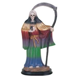  12 Inch Rainbow Santa Muerte Saint Death Grim Reaper 