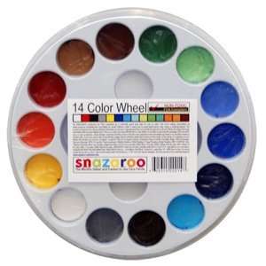Snazaroo Face Painting Products P 20014 14 COLOR PAINT WHEEL Snazaroo 
