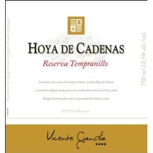  2007 Hoyas de Cadenas Reserva Tempranillo 750ml: Grocery 