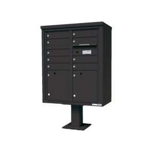 versatile™ Pedestal Mount 4C Horizontal Cluster Mailboxes in Dark