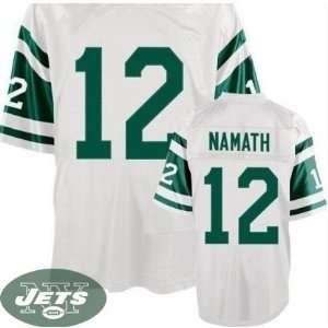  New York Jets #12 Joe Namath White Jerseys Authentic NFL 