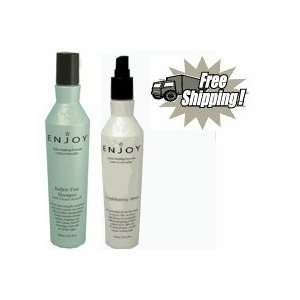 Enjoy Sulfate Free Shampoo w/ Cleanse Sensor 10.1oz & Conditioning 