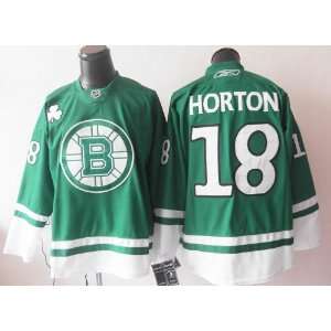  St. Pattys Day Nathan Horton Jersey Boston Bruins #18 Green 