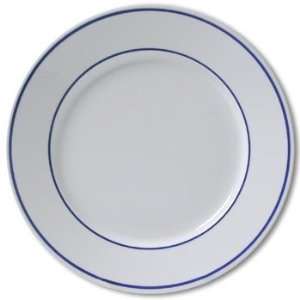    Ten Strawberry Street Blue Band Dinner Plate