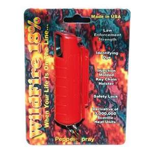  Wildfire 18% Pepper Spray 1/2 OZ Red: Sports & Outdoors