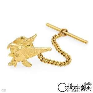  COLIBRI Stylish Tie Clip in Gold Plated Base Metal Length 