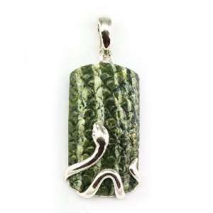   with Chrysotile 925 Sterling Silver Pendant Enhancer Jewelry