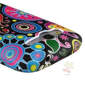  For HTC Wildfire S TPU Case , Black/Colorful Fish 