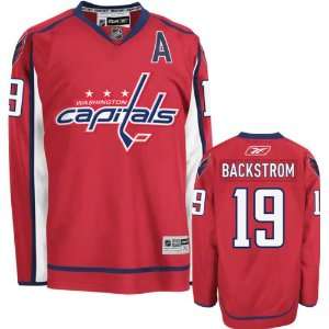 Nicklas Backstrom Jersey Reebok Red #19 Washington Capitals Premier 