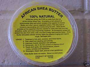 Shea Butter skin Sunscreen age stretch marks 8 oz. tub  