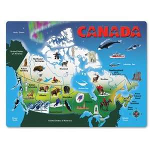  Canada Map Wooden Puzzle English