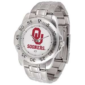 NCAA Oklahoma Sooners Mens Game Day Sports Watch W/Stainless Steel 