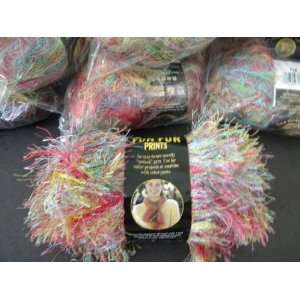    12 Skeins Lion Brand Fun Fur Yarn Rainbow: Arts, Crafts & Sewing