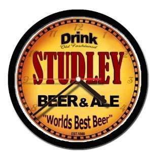  STUDLEY beer and ale cerveza wall clock: Everything Else