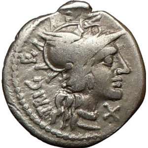  Roman Republic C Curiatius Trigeminus Silver Ancient Coin 