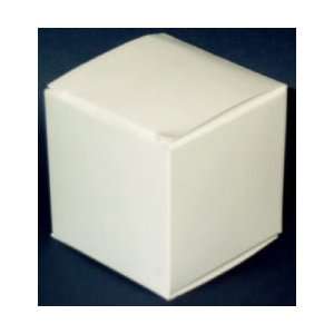  White 2 inch Truffle Candy Box: Kitchen & Dining