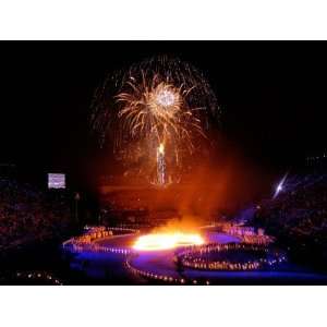  Fireworks Erupt During the Opening Ceremonies of the 2002 Winter 