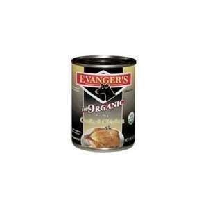   Evangers Organic Canned Dog Food Chicken 13 oz Case 12: Pet Supplies