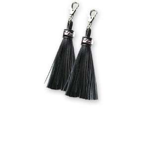  Set of 2 Black Synthetic Leather Tassels: Everything Else